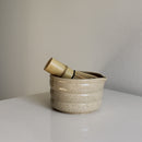 BEIGE FRECKLE MATCHA BOWL