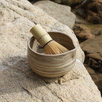 BEIGE MARBLE MATCHA BOWL