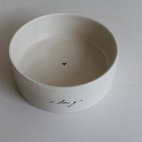 I LOVE YOU PET BOWL