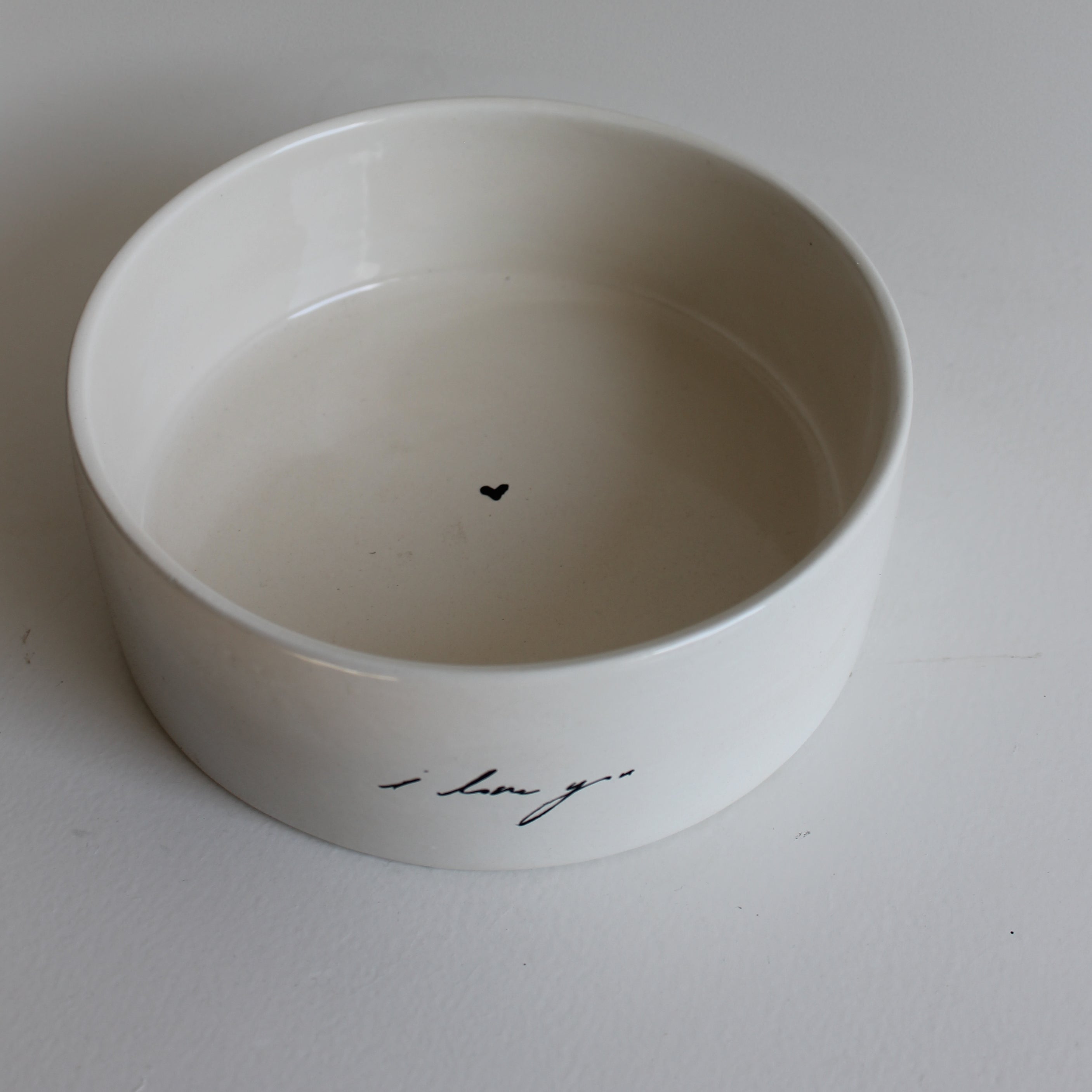 I LOVE YOU PET BOWL