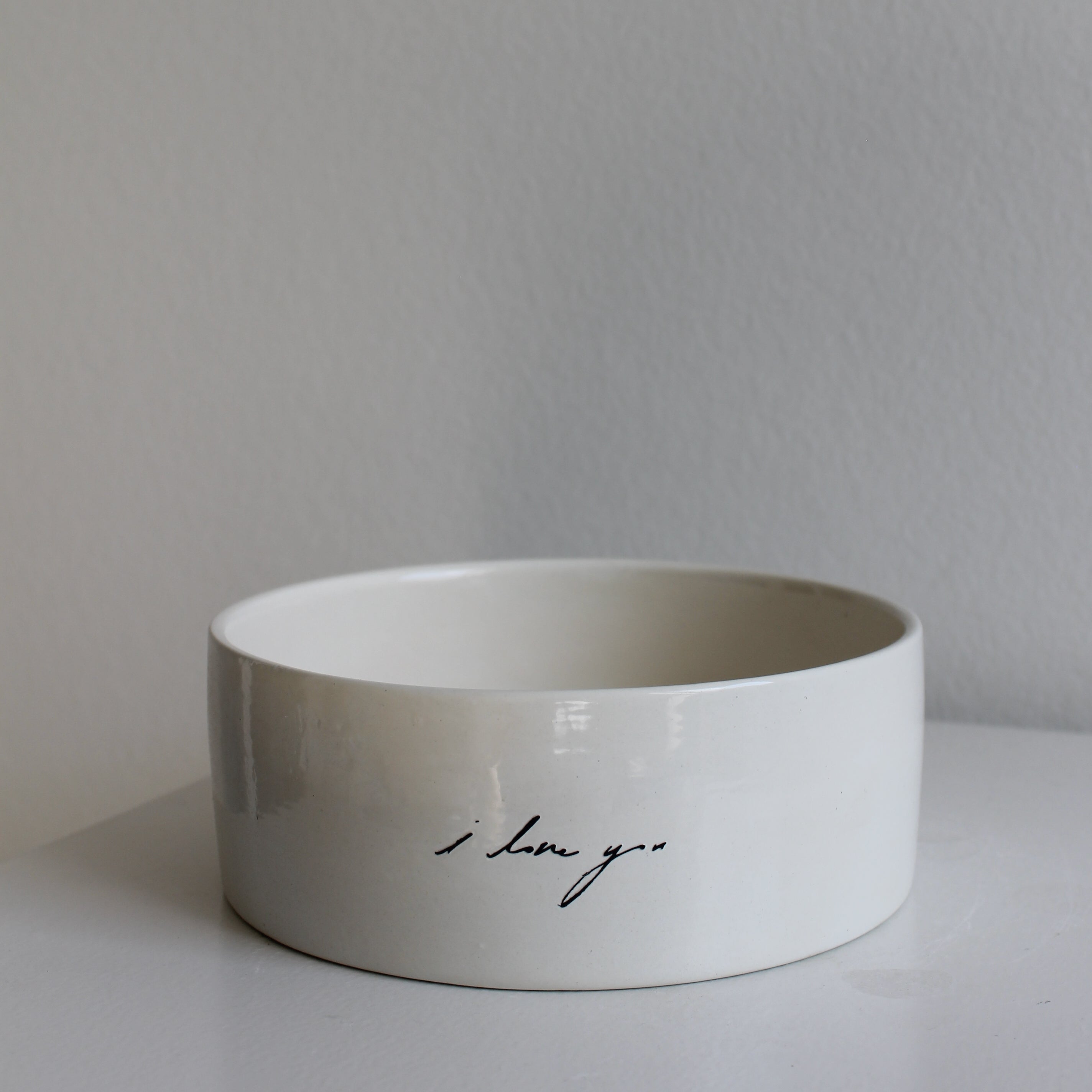 I LOVE YOU PET BOWL