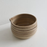 BEIGE MARBLE MATCHA BOWL
